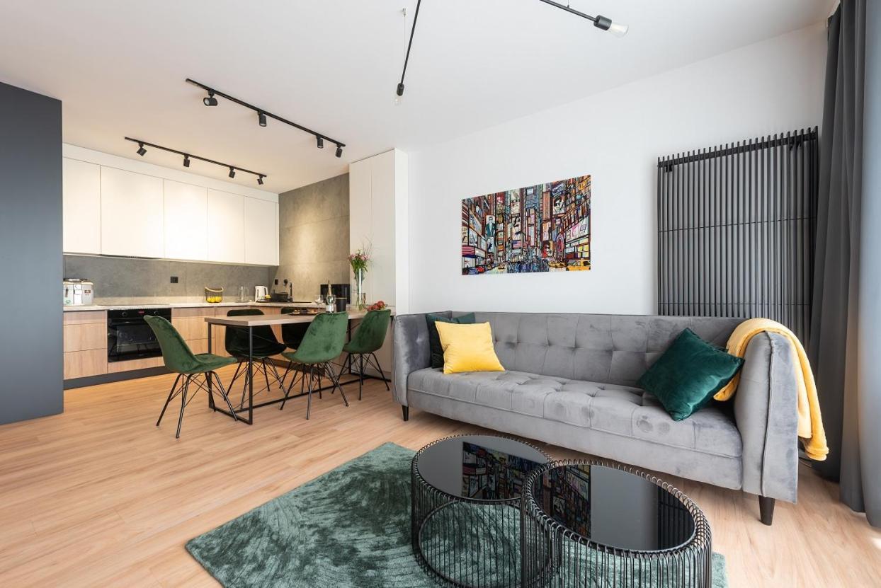 Apartament Nowe Centrum Lodzi - Perla Srodmiescia Bagian luar foto