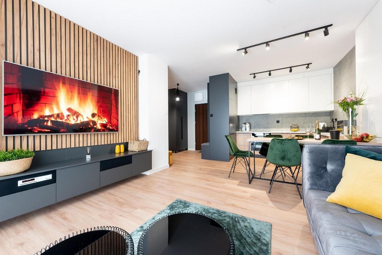 Apartament Nowe Centrum Lodzi - Perla Srodmiescia Bagian luar foto